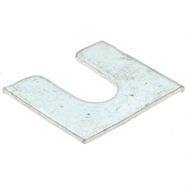 Made in USA - Metal Shim Stock   Type: Slotted Shim    Material: Steel - Caliber Tooling