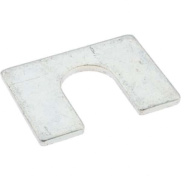 Made in USA - Metal Shim Stock Type: Slotted Shim Material: Steel - Caliber Tooling