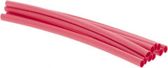 Value Collection - 6" Long Heat Shrink Electrical Tubing - Red - Caliber Tooling