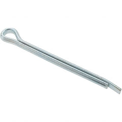 Value Collection - 5/32" Diam x 2" Long Hammerlock Cotter Pin - Grade 2, Zinc-Plated, Steel - Caliber Tooling