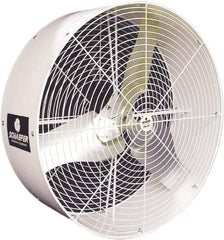 Schaefer Ventilation Equipment - 36" Blade, 1/2 hp, 11,400 CFM, Industrial Circulation Fan - Ceiling Mount, 1 Speed - Caliber Tooling