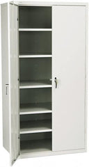 Hon - 5 Shelf Locking Storage Cabinet - Steel, 36" Wide x 24" Deep x 71" High - Caliber Tooling