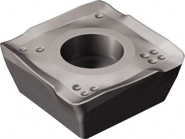 Sandvik Coromant - 490R140408 ML Grade H13A Carbide Milling Insert - Uncoated, 3.9mm Thick, 13.8mm Inscribed Circle, 0.8mm Corner Radius - Caliber Tooling