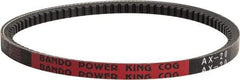 Bando - Section AX, 1/2" Wide, 79" Outside Length, V-Belt - Rubber Compound, Black, Classic Cogged, No. AX77 - Caliber Tooling