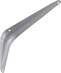 National Mfg. - 100 Lb Capacity, Gray Shelf Brackets - 6" Long x 8" High x 1.667" Wide - Caliber Tooling