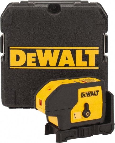 DeWALT - 3 Beam 100' Max Range Self-Leveling Laser - Red Beam, 1/8" at 30' Accuracy, 5" Long x 2-1/4" Wide x 3-3/4" High - Caliber Tooling