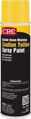 CRC - 20 fl oz Yellow Marking Paint - 700' Coverage, Lead Free Formula, 528.8 gL VOC - Caliber Tooling