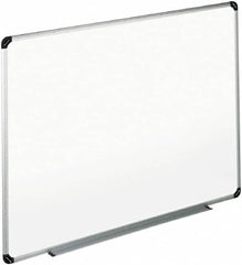 UNIVERSAL - 36" High x 48" Wide Erasable Melamine Marker Boards - Aluminum/Plastic Frame, 49.67" Deep, Includes Accessory Tray/Rail & Mounting Kit - Caliber Tooling