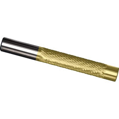 Made in USA - 1/4" Diam, 1-1/4" LOC, Solid Carbide Diamond Pattern Router Bit - Right Hand Cut, 3" OAL, 1/4" Shank Diam, Use on Cast Iron, Stainless, Steel, Titanium - Caliber Tooling