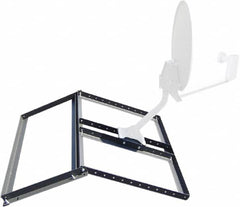 Video Mount - Security Camera Non-Penetrating Pitched Roof Mount - 41" Long, Dark Gray - Caliber Tooling