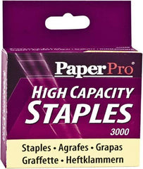 PaperPro - 3/8" Leg Length, Steel High Capacity Staples - 65 Sheet Capacity, For Use with PaperPros 1200 & 1210 - Caliber Tooling