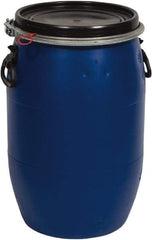 SEYMOUR-MIDWEST - 15 Gal, Polypropylene Round Blue Bucket/Pail - Handle & Lid Included - Caliber Tooling