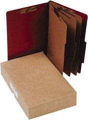 ACCO - 14 x 8 1/2", Legal, Earth Red, File Folders with Top Tab - Right of Center Tab Cut Location - Caliber Tooling