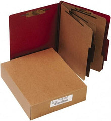 ACCO - 11 x 8 1/2", Letter Size, Earth Red, File Folders with Top Tab - Right of Center Tab Cut Location - Caliber Tooling