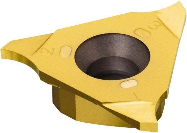 Sandvik Coromant - 3281318502 GM Grade 1025 Carbide Milling Insert - TiCN/TiN Finish, 0.2mm Corner Radius - Caliber Tooling