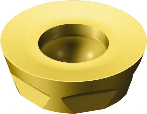 Sandvik Coromant - R3001648 MM Grade 2040 Carbide Milling Insert - TiCN/Al2O3/TiN Finish, 4.8mm Thick, 16mm Inscribed Circle, 8mm Corner Radius - Caliber Tooling