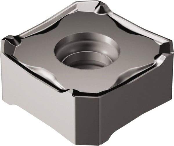 Sandvik Coromant - 345R1305 PH Grade 3040 Carbide Milling Insert - TiCN/Al2O3 Finish, 5.56mm Thick, 13mm Inscribed Circle, 0.8mm Corner Radius - Caliber Tooling