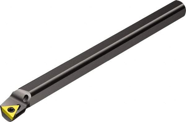 Sandvik Coromant - 1.7598" Min Bore Diam, 12" OAL, 1-1/2" Shank Diam, A..STFCR/L Indexable Boring Bar - Screw-On Holding Method - Caliber Tooling