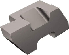 Sandvik Coromant - 3156TLG Grade H13A, 5/32" Cutting Width Carbide Grooving Insert - 0.15" Max Depth of Cut, Right Hand, 0.19mm Corner Radius, Uncoated - Caliber Tooling