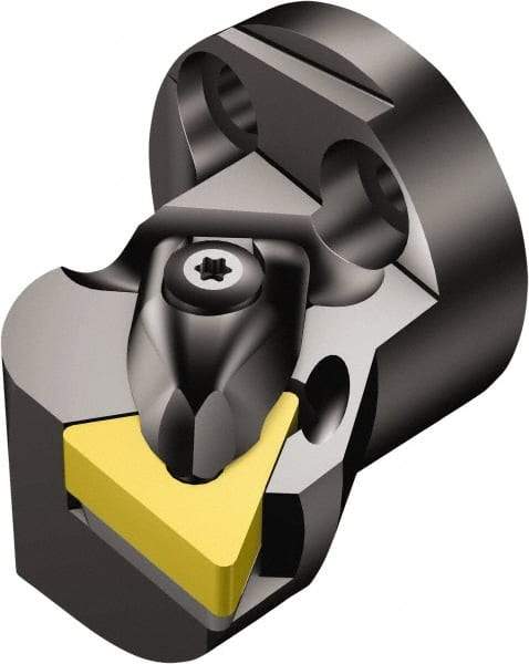 Sandvik Coromant - Left Hand Cut, Size 32, TNMG 332 Insert Compatiblity, Modular Turning & Profiling Cutting Unit Head - 22mm Ctr to Cutting Edge, 36mm Head Length, Through Coolant, Series T-Max P - Caliber Tooling