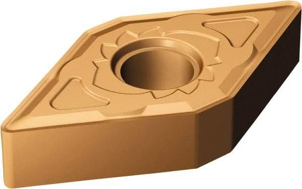 Sandvik Coromant - DNMG433 SM Grade 1125 Carbide Turning Insert - TiAlN/AlCr2O3 Finish, 55° Diamond, 1/2" Inscr Circle, 3/16" Thick, 3/64" Corner Radius - Caliber Tooling