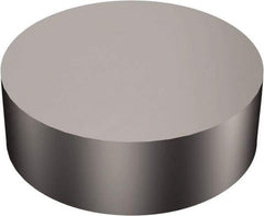 Sandvik Coromant - RNGN45 Grade 6060 Carbide Turning Insert - Uncoated, Round, 1/2" Inscr Circle, 5/16" Thick, 6.35mm Corner Radius - Caliber Tooling