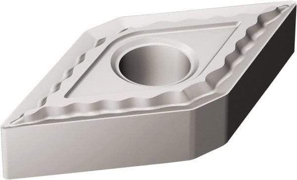 Sandvik Coromant - DNMG431 QM Grade 5015 Cermet Turning Insert - Uncoated, 55° Diamond, 1/2" Inscr Circle, 3/16" Thick, 1/64" Corner Radius - Caliber Tooling