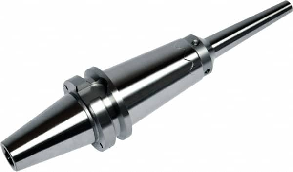 HAIMER - 5mm Hole Diam, SK40 Taper Shank Shrink Fit Tool Holder & Adapter - 130mm Projection, 8mm Nose Diam, 50mm Clamping Depth, 25,000 RPM, Through Coolant - Exact Industrial Supply