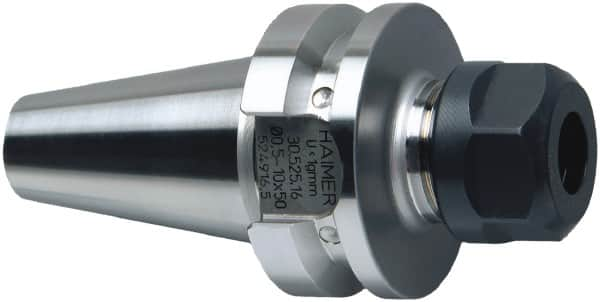 HAIMER - 0.04" to 0.51" Capacity, 3.15" Projection, BT30 Taper Shank, ER20 Collet Chuck - 0.0001" TIR - Exact Industrial Supply