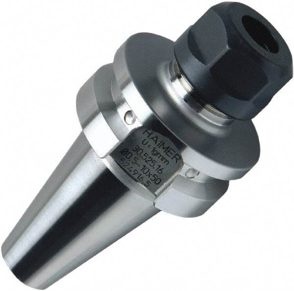 HAIMER - 0.04" to 0.51" Capacity, 2.36" Projection, BT30 Taper Shank, ER20 Collet Chuck - 0.0001" TIR - Exact Industrial Supply