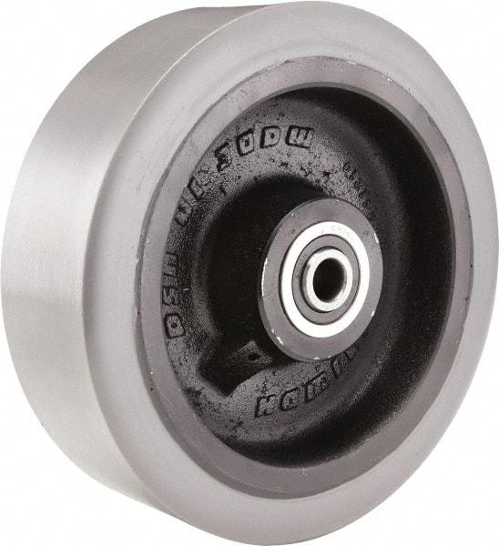 Hamilton - 10 Inch Diameter x 4 Inch Wide, Polyurethane on Cast Iron Caster Wheel - 5,000 Lb. Capacity, 3-1/2 Inch Hub Length, 1-1/4 Inch Axle Diameter, Tapered Roller Bearing - Caliber Tooling