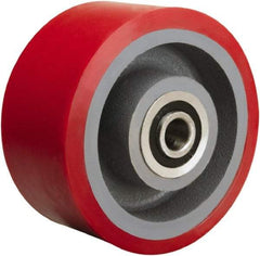 Hamilton - 6 Inch Diameter x 3 Inch Wide, Polyurethane on Cast Iron Caster Wheel - 2,600 Lb. Capacity, 3-1/4 Inch Hub Length, 3/4 Inch Axle Diameter, Tapered Roller Bearing - Caliber Tooling