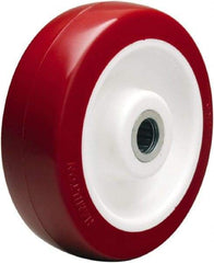 Hamilton - 6 Inch Diameter x 2 Inch Wide, Polyurethane on Polypropylene Caster Wheel - 1,100 Lb. Capacity, 2-3/16 Inch Hub Length, 1/2 Inch Axle Diameter, Straight Roller Bearing - Caliber Tooling