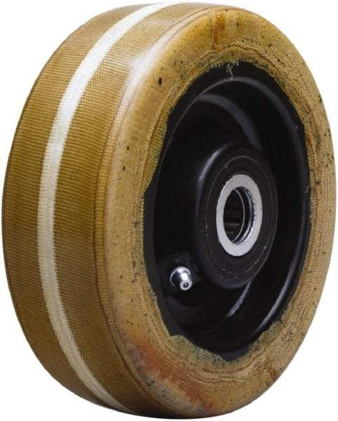 Hamilton - 6 Inch Diameter x 2 Inch Wide, Phenolic Caster Wheel - 1,500 Lb. Capacity, 2-3/16 Inch Hub Length, 1-3/16 Inch Axle Diameter, Plain Bore Bearing - Caliber Tooling