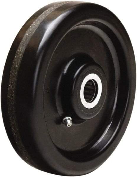 Hamilton - 6 Inch Diameter x 1-1/2 Inch Wide, Phenolic Caster Wheel - 800 Lb. Capacity, 1-5/8 Inch Hub Length, 3/4 Inch Axle Diameter, Straight Roller Bearing - Caliber Tooling