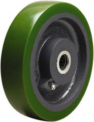 Hamilton - 6 Inch Diameter x 1-1/2 Inch Wide, Polyurethane on Cast Iron Caster Wheel - 850 Lb. Capacity, 1-3/4 Inch Hub Length, 5/8 Inch Axle Diameter, Straight Roller Bearing - Caliber Tooling