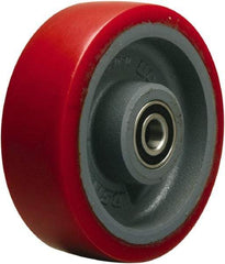 Hamilton - 5 Inch Diameter x 2 Inch Wide, Polyurethane on Cast Iron Caster Wheel - 1,250 Lb. Capacity, 2-1/4 Inch Hub Length, 3/4 Inch Axle Diameter, Tapered Roller Bearing - Caliber Tooling