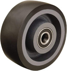 Hamilton - 5 Inch Diameter x 2 Inch Wide, Polyurethane on Cast Iron Caster Wheel - 1,360 Lb. Capacity, 2-1/4 Inch Hub Length, 1/2 Inch Axle Diameter, Sealed Precision Ball Bearing - Caliber Tooling