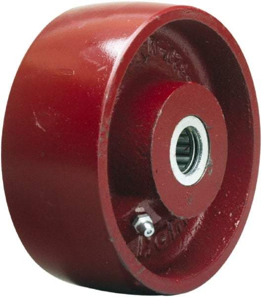 Hamilton - 5 Inch Diameter x 2-1/2 Inch Wide, Ductile Iron Caster Wheel - 2,500 Lb. Capacity, 3-1/4 Inch Hub Length, 1-1/4 Inch Axle Diameter, Straight Roller Bearing - Caliber Tooling