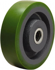 Hamilton - 5 Inch Diameter x 1-1/2 Inch Wide, Polyurethane on Cast Iron Caster Wheel - 700 Lb. Capacity, 1-7/8 Inch Hub Length, 1/2 Inch Axle Diameter, Sealed Precision Ball Bearing - Caliber Tooling