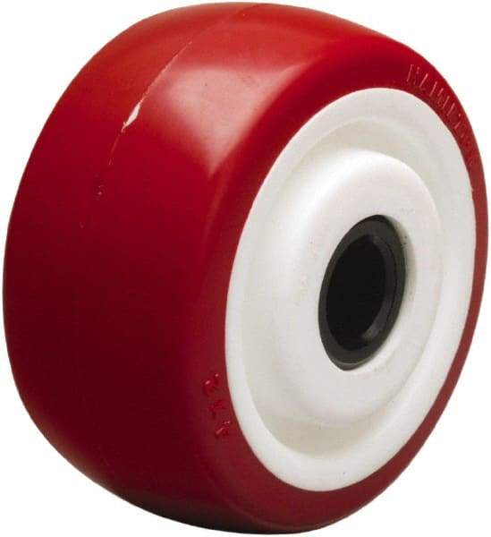 Hamilton - 4 Inch Diameter x 2 Inch Wide, Polyurethane on Polypropylene Caster Wheel - 750 Lb. Capacity, 2-3/16 Inch Hub Length, 3/4 Inch Axle Diameter, Delrin Bearing - Caliber Tooling