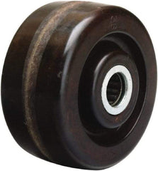 Hamilton - 4 Inch Diameter x 2 Inch Wide, Phenolic Caster Wheel - 800 Lb. Capacity, 2-3/16 Inch Hub Length, 1-3/16 Inch Axle Diameter, Plain Bore Bearing - Caliber Tooling