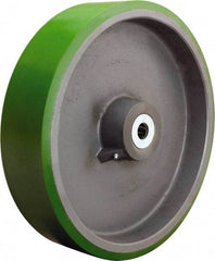 Hamilton - 16 Inch Diameter x 3 Inch Wide, Polyurethane on Cast Iron Caster Wheel - 3,750 Lb. Capacity, 3-1/4 Inch Hub Length, 2-3/16 Inch Axle Diameter, Plain Bore Bearing - Caliber Tooling