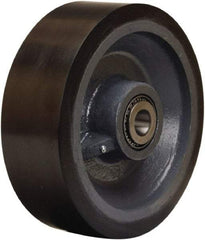 Hamilton - 12 Inch Diameter x 4 Inch Wide, Polyurethane on Forged Steel Caster Wheel - 7,800 Lb. Capacity, 4-1/4 Inch Hub Length, 1-1/4 Inch Axle Diameter, Tapered Roller Bearing - Caliber Tooling