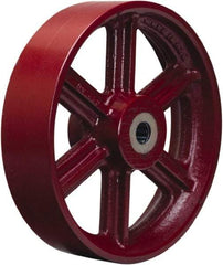 Hamilton - 18 Inch Diameter x 3 Inch Wide, Cast Iron Caster Wheel - 4,000 Lb. Capacity, 4-1/4 Inch Hub Length, 1-1/4 Inch Axle Diameter, Tapered Roller Bearing - Caliber Tooling