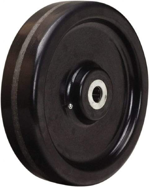 Hamilton - 16 Inch Diameter x 3 Inch Wide, Phenolic Caster Wheel - 4,000 Lb. Capacity, 4-1/4 Inch Hub Length, 2-7/16 Inch Axle Diameter, Plain Bore Bearing - Caliber Tooling