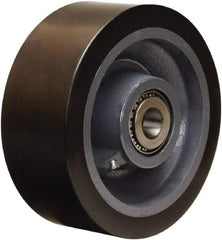 Hamilton - 10 Inch Diameter x 4 Inch Wide, Polyurethane on Forged Steel Caster Wheel - 6,500 Lb. Capacity, 4-1/4 Inch Hub Length, 2-7/16 Inch Axle Diameter, Plain Bore Bearing - Caliber Tooling