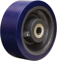 Hamilton - 10 Inch Diameter x 4 Inch Wide, Polyurethane on Forged Steel Caster Wheel - 5,000 Lb. Capacity, 4-1/4 Inch Hub Length, 2-7/16 Inch Axle Diameter, Plain Bore Bearing - Caliber Tooling