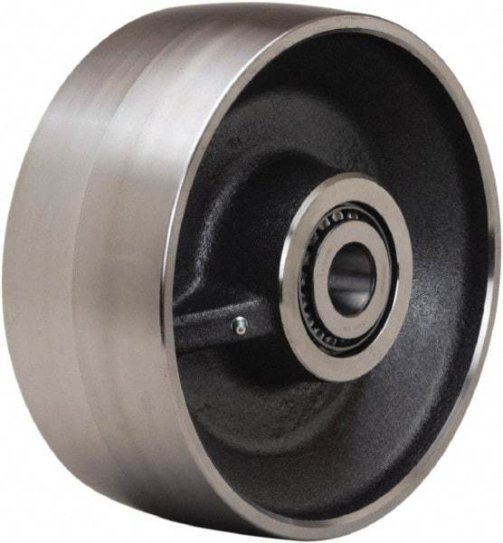 Hamilton - 10 Inch Diameter x 4 Inch Wide, Forged Steel Caster Wheel - 7,500 Lb. Capacity, 4-1/4 Inch Hub Length, 1-1/4 Inch Axle Diameter, Straight Roller Bearing - Caliber Tooling