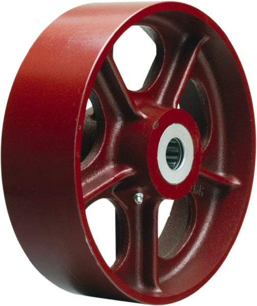 Hamilton - 11 Inch Diameter x 3 Inch Wide, Cast Iron Caster Wheel - 4,000 Lb. Capacity, 3-1/4 Inch Hub Length, 1 Inch Axle Diameter, Tapered Roller Bearing - Caliber Tooling